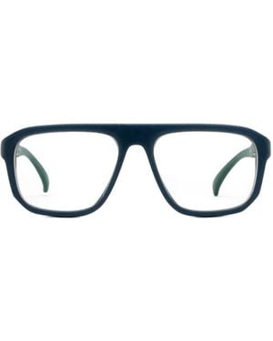 Mykita Lunettes De Vue À Monture Rectangulaire - Bleu