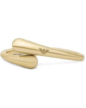 Emporio Armani Armreif Mit Gravur - Mettallic