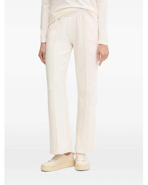 Emporio Armani Raised-Seam Track Trousers - White