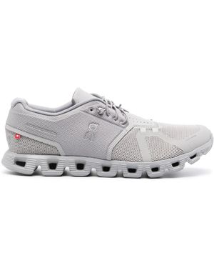 On Shoes Cloud 5 "Fog Alloy" Trainers - White