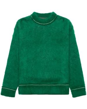 Sacai Mohair Knitted Jumper - Green