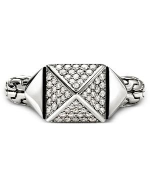 John Hardy Icon Diamond Ring - White