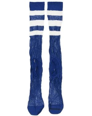 DSquared² Striped Cut-Out Socks - Blue
