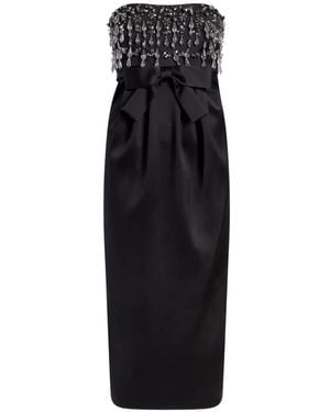 Cinq À Sept Gemstone Layered Zelina Dress - Black