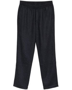 Sease Drawstring Elasticated-Waistband Pants - Black