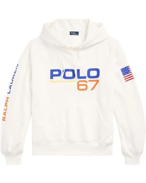 Polo Ralph Lauren Polo 67 Hoodie - White