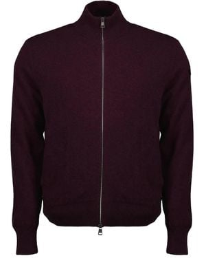 Moncler Cardigan Mit Stehkragen - Lila