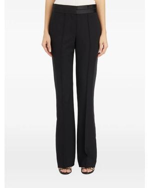 Helmut Lang Flared Tailored Trousers - Black