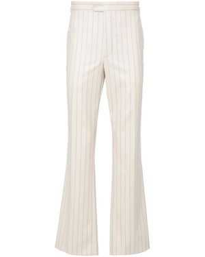 Fursac Virgin Wool Tailored Pants - Natural