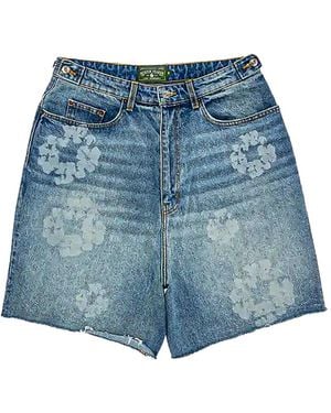 DENIM TEARS Wreath Shorts - Blauw