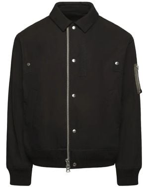Sacai Ripstop Blouson Jacket - Black