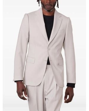 Officine Generale Giovanni Virgin Wool Jacket - Natural