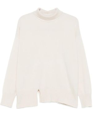 Antonelli Side-slit Sweater - ホワイト