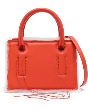 Dentro Mini-Tasche aus Leder - Rot