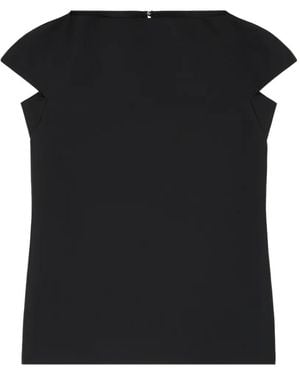 MM6 by Maison Margiela Cap-Sleeve Mini Dress - Black
