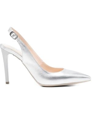 Nero Giardini Slingback Pointed Pumps - White