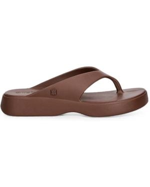 Melissa Platform Flip-Flops - Brown