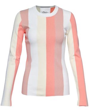 3.1 Phillip Lim Camiseta A Rayas - Rosa