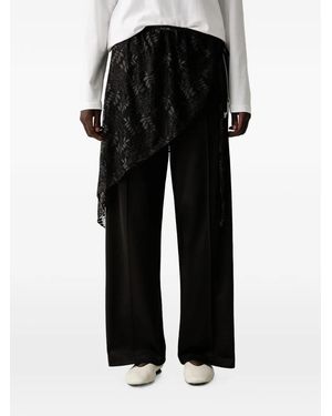 adidas Pantalon De Jogging À Superposition En Dentelle - Black
