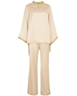 Baruni Set de blusa y pantalones Samar - Neutro