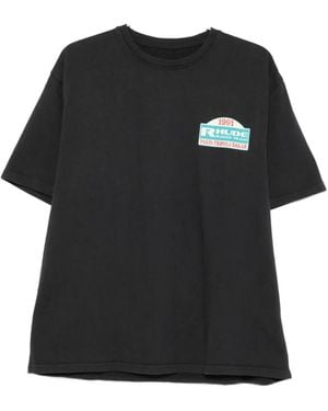 Rhude Graphic-Print T-Shirt - Black