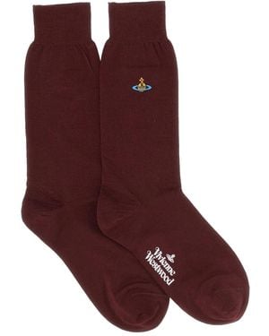 Vivienne Westwood Calcetines Orb - Rojo