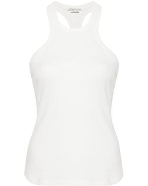 ALESSANDRO VIGILANTE Racerback Sleeveless Top - White