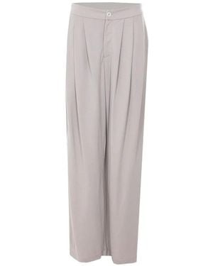 ELEH Button-Closure Pants - Gray
