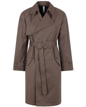 Hevò Motolese Trench Coat - Brown