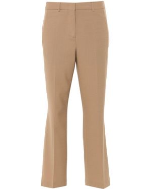 Semicouture Cropped Trousers - Natural