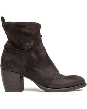 PAUL SILENCE 65Mm Zip-Detail Block-Heel Boots - Brown