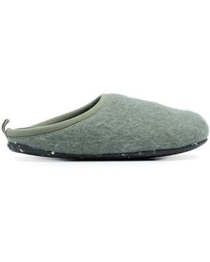Camper Wabi Wool Slippers - Green