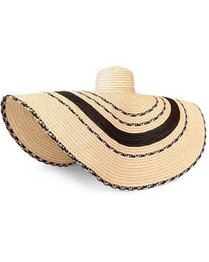 Gigi Burris Millinery Ora Wide-Brim Sun Hat - Natural
