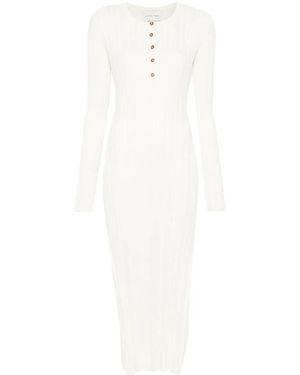 Loulou de Saison Eldara Midi Dress - White