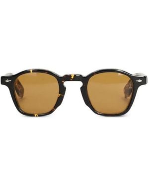 Jacques Marie Mage Zephirin Tortoiseshell-Effect Sunglasses - Metallic