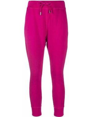 DSquared² Icon-Print Track Pants - Pink