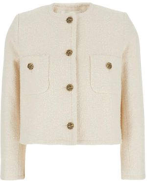 Ba&sh Button-Up Jacket - White