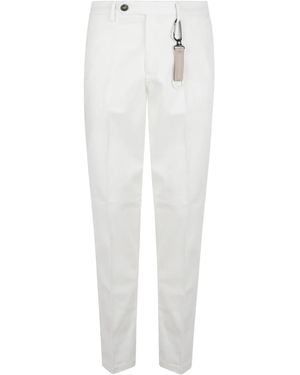 Manuel Ritz Carabiner-Detail Pants - White
