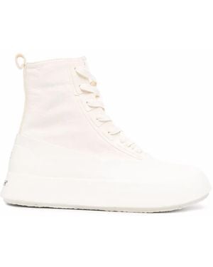 Ambush Vulcanized High-Top Trainers - Natural