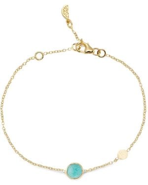 Auree Salina Gemstone Bracelet - Metallic