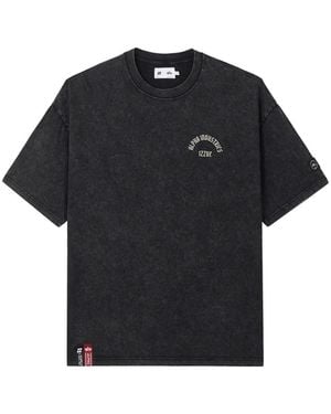 Izzue Logo-Print T-Shirt - Black