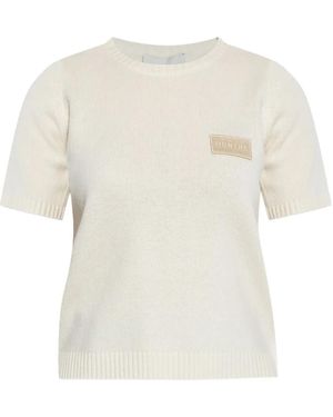 Munthe Wool-Cashmere Blend T-Shirt - White