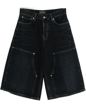Haikure Legacy Paneled Shorts - Black