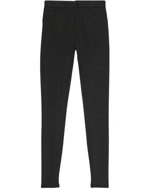 Balenciaga High-Waisted Leggings - Black