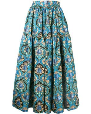 La DoubleJ Printed Radzmir Skirt - Blue