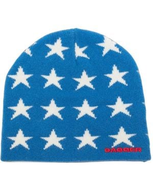 DAGGER Muts Met Ster-Intarsia - Blauw
