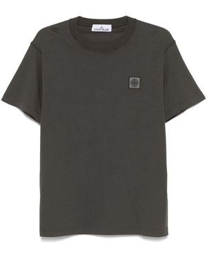Stone Island コンパスパッチ Tシャツ - ブラック