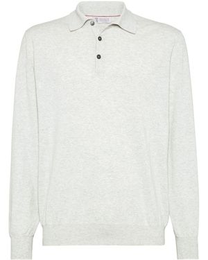 Brunello Cucinelli Cotton Polo Shirt - White