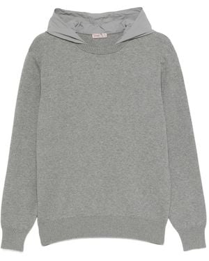 Herno Cotton Hoodie - Grey