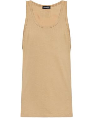 DSquared² Logo-patch Vest - ナチュラル